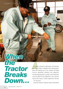 COVER STORY  When the A Tractor