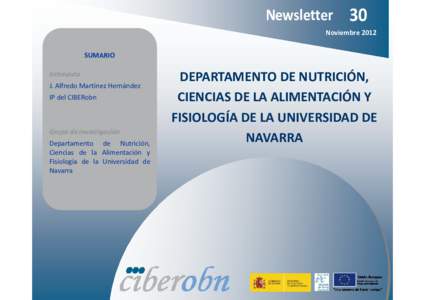 CIBERobn, Newsletter num 30, Alfredo Martínez Hernández.pub