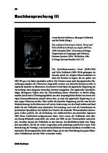 28  Buchbesprechung III Anna Bartels-Ishikawa, Hansgerd Delbrück und Itō Yūshi (Hrsg.)