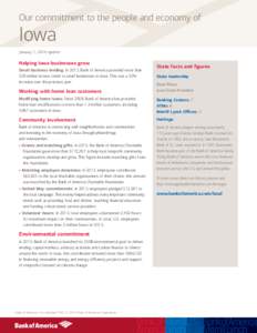 Matching gift / Economy of the United States / Financial economics / Financial services / Hills Bank and Trust Company / Paducah Bank / Bank of America / Dow Jones Industrial Average / Iowa