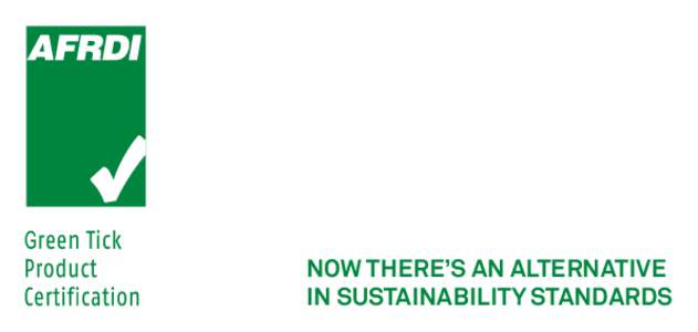 now there’s an alternative in sustainability standardS Our world must turn to sustainability in manufacturing, and that’s what the AFRDI 150