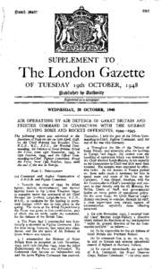 V-weapons / Battle of Britain / V-1 flying bomb / Anti-aircraft warfare / Operation Steinbock / Night fighter / RAF Fighter Command / Fighter aircraft / Operation Crossbow / World War II / Aviation / Aircraft