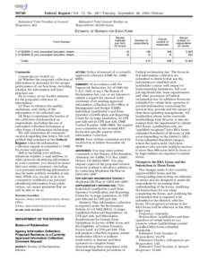 [removed]Federal Register / Vol. 75, No[removed]Tuesday, September 28, [removed]Notices Estimated Total Number of Annual Responses: 263.