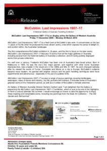 Australian art / Heidelberg School / National Gallery of Australia / Arts in Australia / Frederick McCubbin / Impressionism