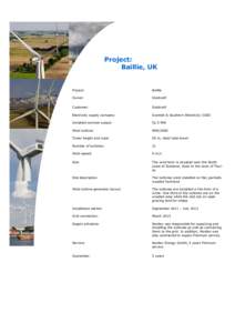 Project: Baillie, UK Project:  Baillie