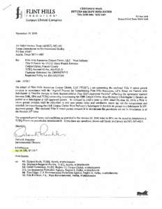 Flit Hills Resources Corpus Christi, LLC - West Refinery Title V Permit Revision