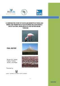 A COMPARATIVE STUDY OF COSTS AND BENEFITS OF SODA ASH MINING AND PROMOTION OF ECOTOURISM AND SUSTAINABLE USE OF NATURAL RESOURCES IN LAKE NATRON BASIN, TANZANIA  FINAL REPORT