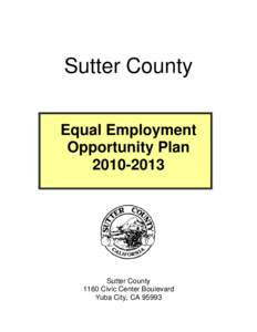 Microsoft Word - Sutter County EEOP[removed]FINAL[removed]doc