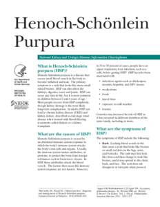 Henoch-Schönlein Purpura