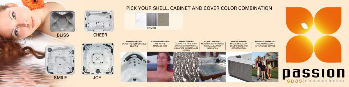 Pick your shell, cabinet and cover color combination  Combo BLISS