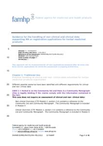 Pharmacology / Pharmaceutical sciences / Science / European Directive on Traditional Herbal Medicinal Products / European Union / Validation / Alternative medicine / Clinical trial / Summary of Product Characteristics / Clinical research / Pharmaceutical industry / Research