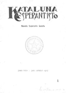 yy\ j ÜATALUMA Katalana Esperanrista Federació, DE BasJta Espercnra federació EAJ DE Aragona Espertmtista Federació  D-ro LAZARO LUDOVIKO ZAMENHOF