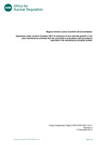 Microsoft Word - Berkeley, Bradwell, Dungeness A, Hinkley Point A, Sizewell A - Project Assessment Report[removed]Decembe