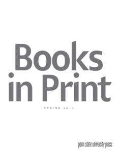 Books in Print S p r i n g[removed]