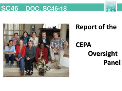 SC46  DOC. SC46-18 Report of the CEPA