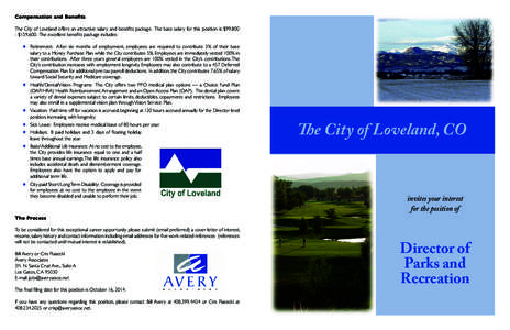 Loveland, CO Parks brochure.indd