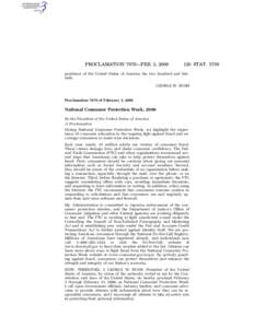 Government / Consumer protection / National Do Not Call Registry / CAN-SPAM Act / Fair and Accurate Credit Transactions Act / Crime / Identity theft / 108th United States Congress / Law / Federal Trade Commission