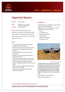 Nagambie Bypass Location: Victoria, North  Client: