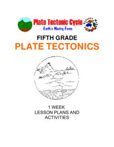 FIFTH GRADE  PLATE TECTONICS 1 WEEK LESSON PLANS AND