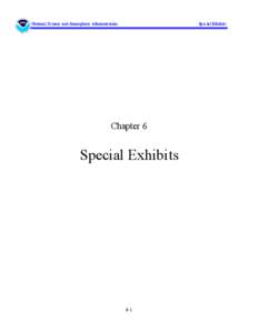 National Oceanic and Atmospheric Administration  Special Exhibits Chapter 6