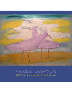 K U A L A L UM P U R ART in Embassies Exhibition Putnam  Two Against Blur (Lavender Birds on Shore), 1950s