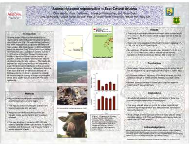 Assessing aspen regeneration in East-Central Arizona