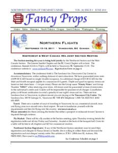 Fancy Props  NORTHWEST SECTION OF THE NINETY-NINES VOL. 28, ISSUE 3