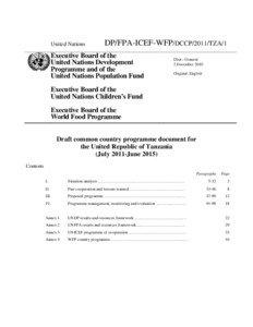 Microsoft Word[removed]PL-1--Draft CCPD for Tanzania (with new symbol[removed]Dec 2010-SS.doc