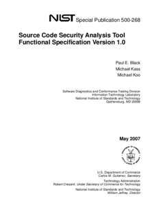 Software testing / Software quality / Computer network security / Hacking / Vulnerability / Software security assurance / Software assurance / Application security / Buffer overflow / Cyberwarfare / Computer security / Security