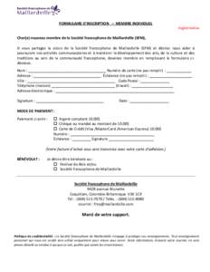 2014 formulaire d'adhésion individuel official - bilingue