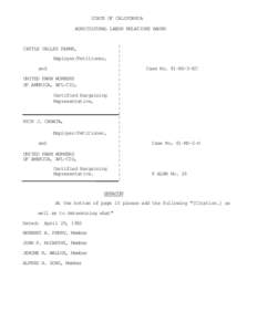 74th United States Congress / National Labor Relations Act / Unfair labor practice / California Agricultural Labor Relations Act / NLRB election procedures / The Blue Eagle At Work / National Labor Relations Board / Law / United States