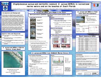 Staphylococcus aureus and methicillin resistant S. aureus (MRSA) in Recreational Marine Waters and on the Beaches of South Florida