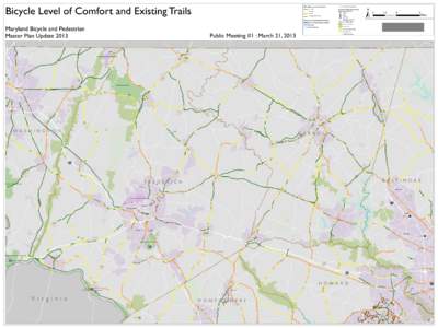 Bicycle Level of Comfort and Existing Trails[removed]Bike Level of Comfort A and B  C and D