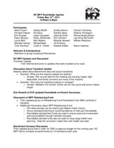 Microsoft Word - MFP Roundtable Notes May[removed]final.doc