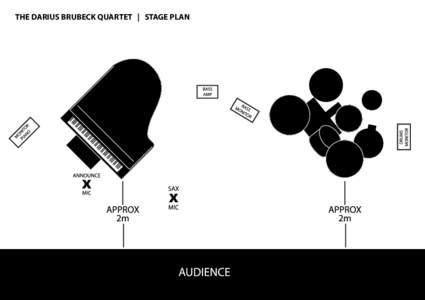 THE DARIUS BRUBECK QUARTET | STAGE PLAN   