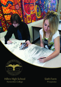Hilbre High School Humanities College Sixth Form  Prospectus
