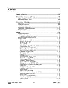 Wheat – Chapter 4 – Official Grain Grading Guide