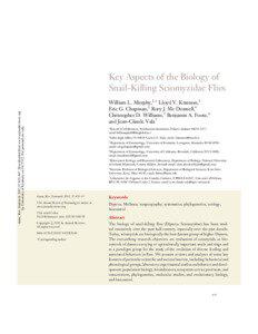 Key Aspects of the Biology of Snail-Killing Sciomyzidae Flies