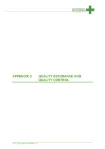 APPENDIX C  210074_Site_capping_investigation_V3 QUALITY ASSURANCE AND QUALITY CONTROL