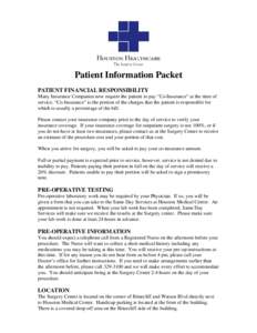 Microsoft Word - Patient Info Packet.TSC.doc
