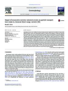 Environmental soil science / Soil science / Sedimentology / Physical geography / Hydrology / Soil erosion / Erosion / Geomorphology / Sediment transport / Desert / Sediment / Catena