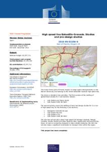 Adif / Genil / Trans-European Transport Networks / Loja Province / Andalusia / Transport in Europe / Transport / Europe