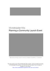 Community Launch Guide Public 13-Mar-2013
