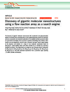 ARTICLE Received 1 Jan 2014 | Accepted 24 Mar 2014 | Published 28 Apr 2014 DOI: ncomms4715  OPEN