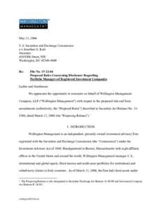 May 21, 2004 U.S. Securities and Exchange Commission c/o Jonathan G. Katz Secretary 450 Fifth Street, NW Washington, DC[removed]