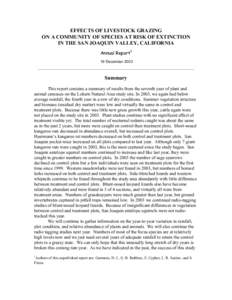 Grazing / Herbivory / Land use / Predation / Eremalche parryi / Bakersfield /  California / Kangaroo / Agriculture / Behavior / San Joaquin Valley / Geography of California / Livestock