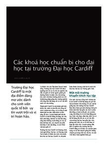 3272 MULTI LANG Viet_Layout[removed]:00 Page 1  Các khoá học chuẩn bị cho đại học tại trường Đại học Cardiff www.cardiff.ac.uk/elt