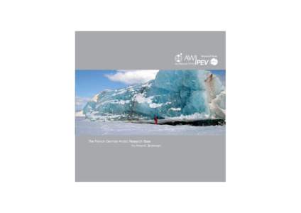 Front Cover: Bettina Hoffmann  The French German Arctic Research Base Ny-Ålesund, Spitsbergen  2