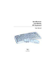 GyroRemote and Mobile RF Keyboard