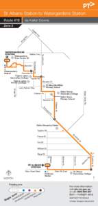 St Albans Station to Watergardens Station via Keilor Downs Route 419 Zone 2